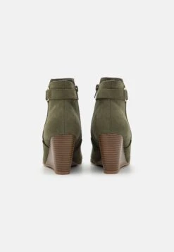Anna Field Bottines Compensées - Khaki -Anna Field f41d3e14afd74bd2937c87ee959b4972